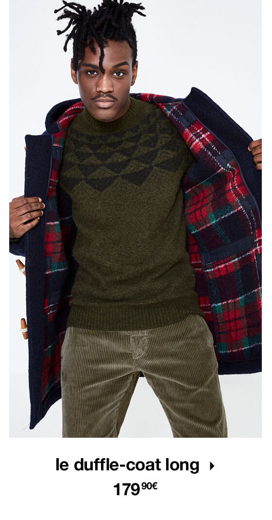 le duffle-coat long 179,90€
